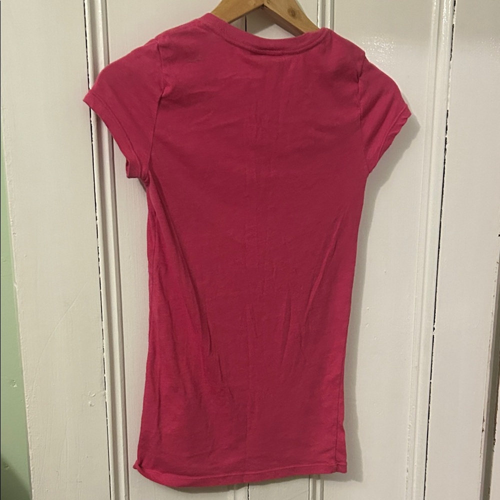PINK Victoria's Secret Bold Pink Tee - Picture 3 of 3